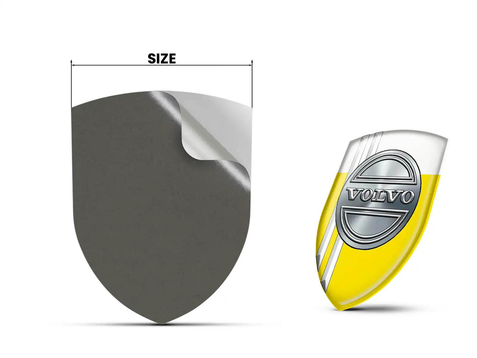 Volvo Auto Decal Stickers Pro Max Resilient Elegant Layout